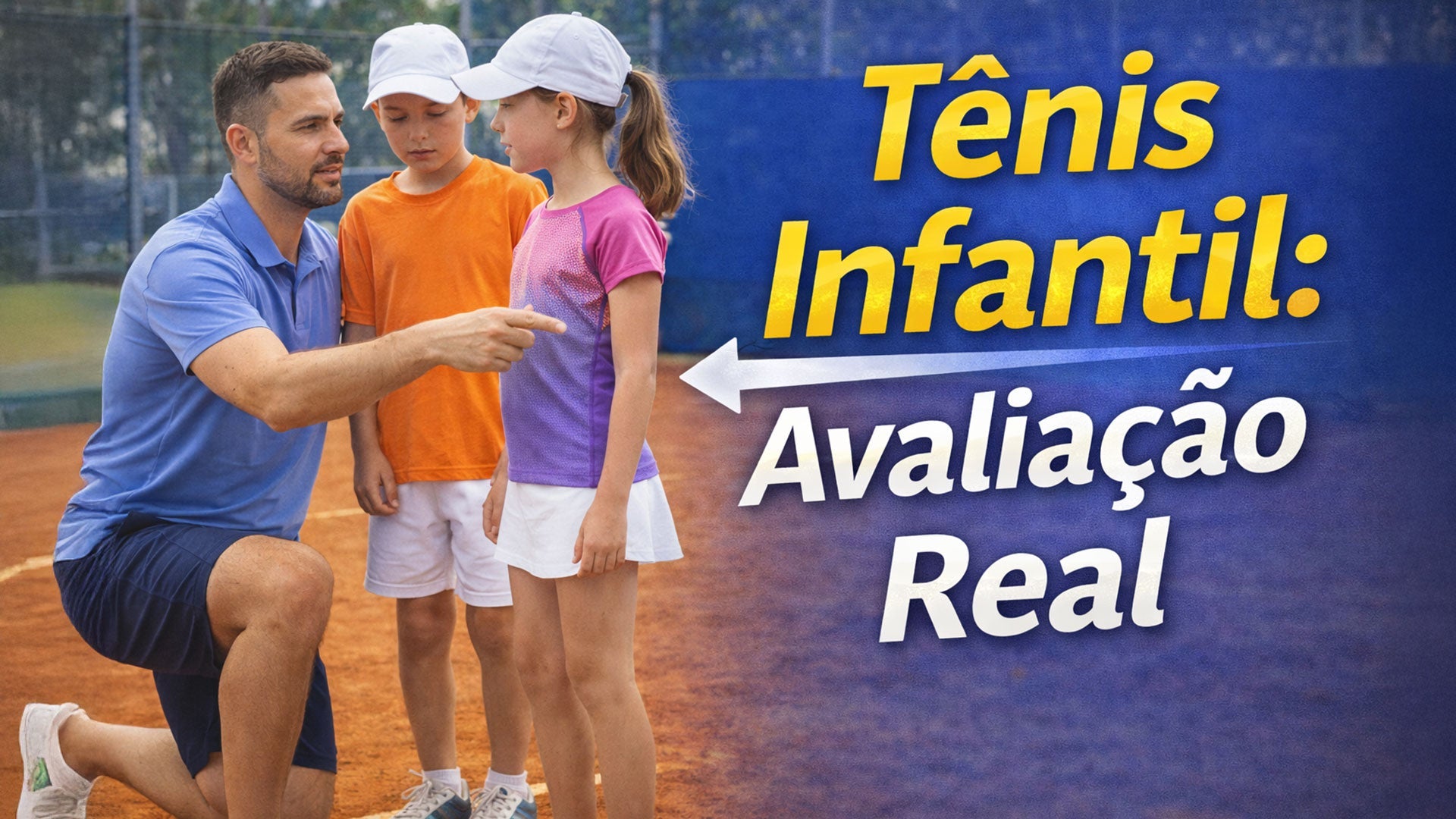 🟦 Avaliação no Tênis Infantil (8 a 13 anos): Como Prevenir Lesões Desde Cedo