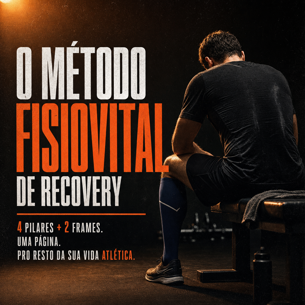Capa visual do Método Fisiovital de Recovery — 4 pilares + 2 frames