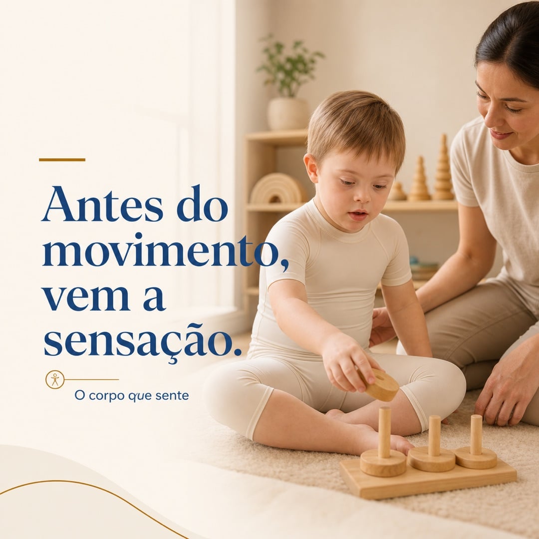 Criança em rotina neuropediátrica e percepção corporal