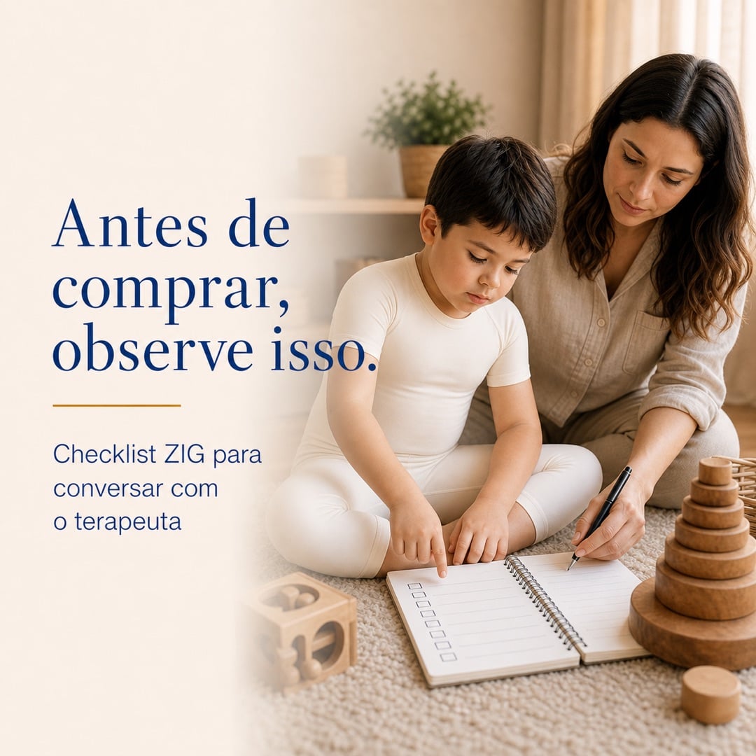 Família pensando no objetivo de uso do ZIG