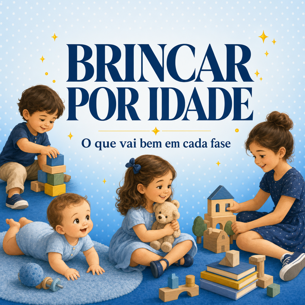 Brincar por idade — o que vai bem em cada fase do desenvolvimento