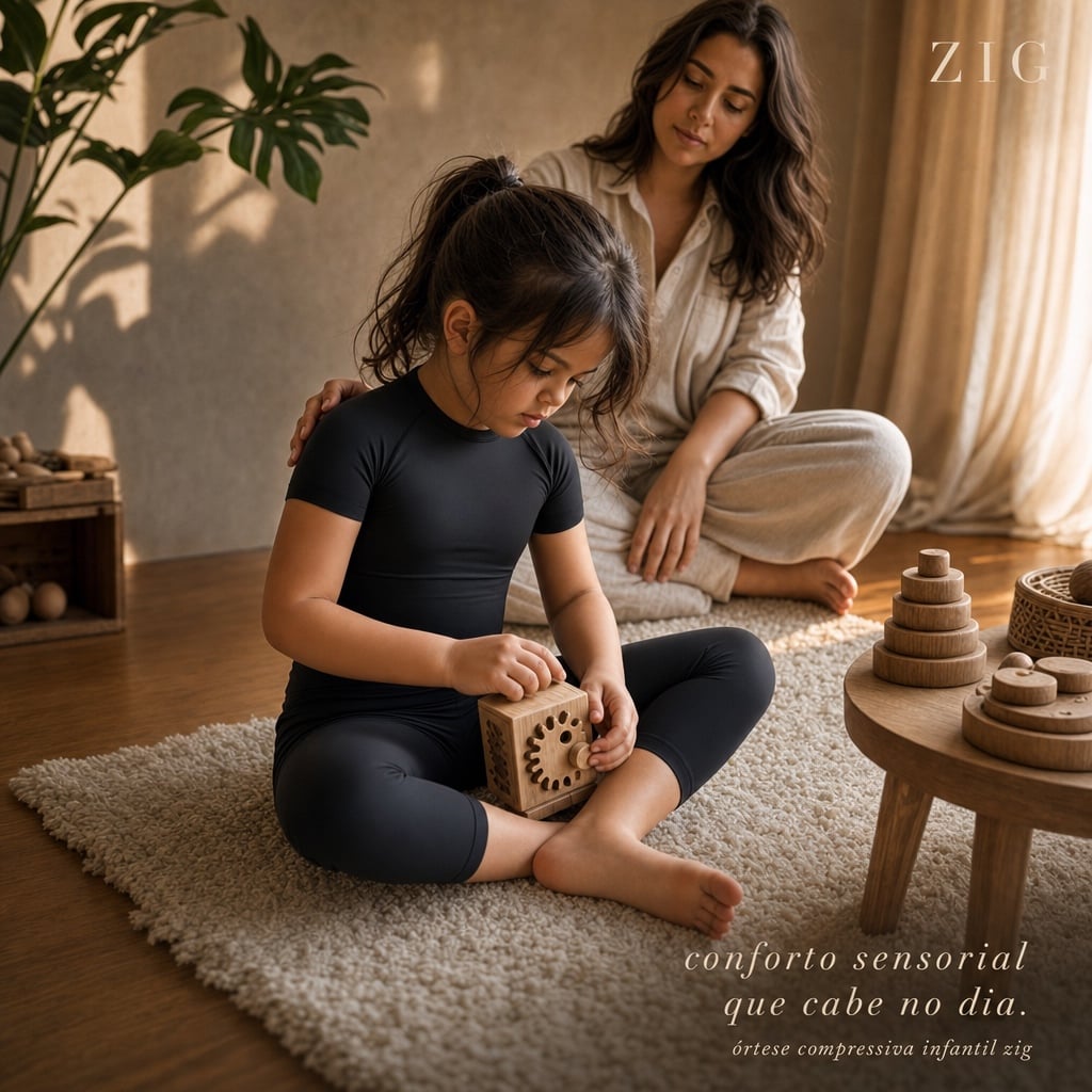 ZIG® Órtese Compressiva Infantil — deep pressure + ANVISA Classe I