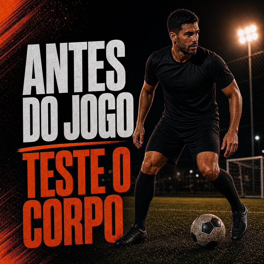sequência de freio, giro e aterrissagem em campo society