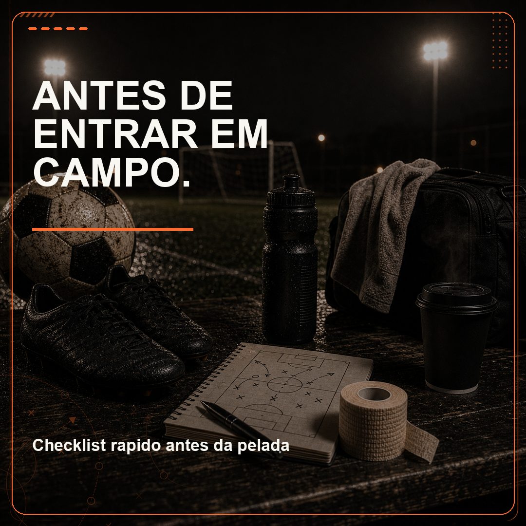 Checklist antes do jogo