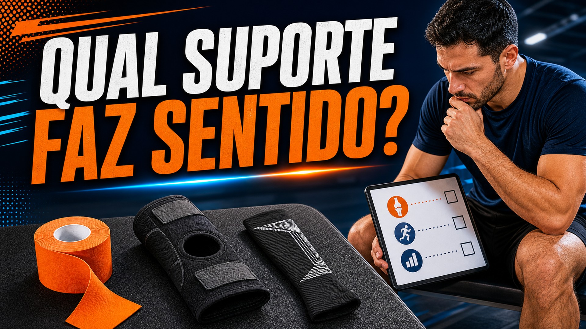 Kinesio, órtese ou compressão: como escolher sem transformar produto em atalho